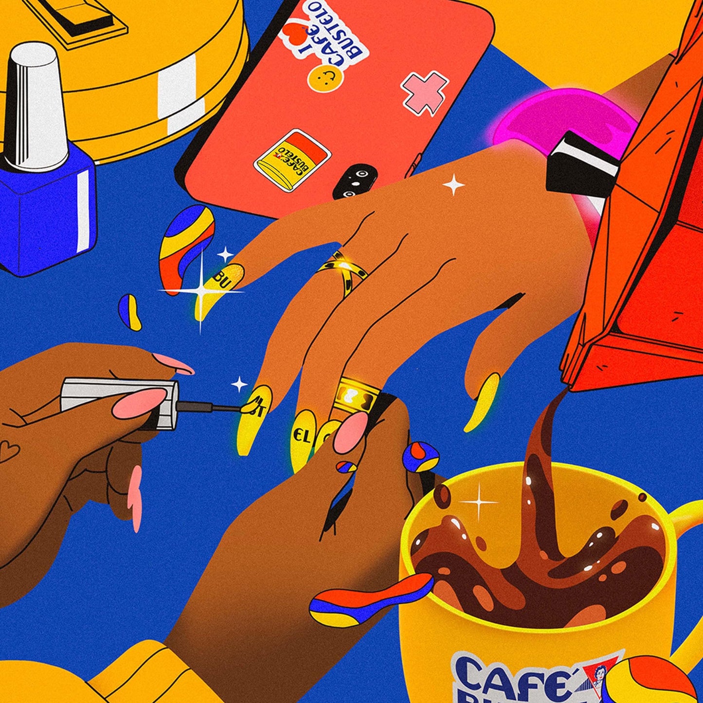 Caf   Bustelo Supreme By Bustelo Espresso Style Dark Roast Ground Coffee Brick, 10 Ounces (Pack Of 12)