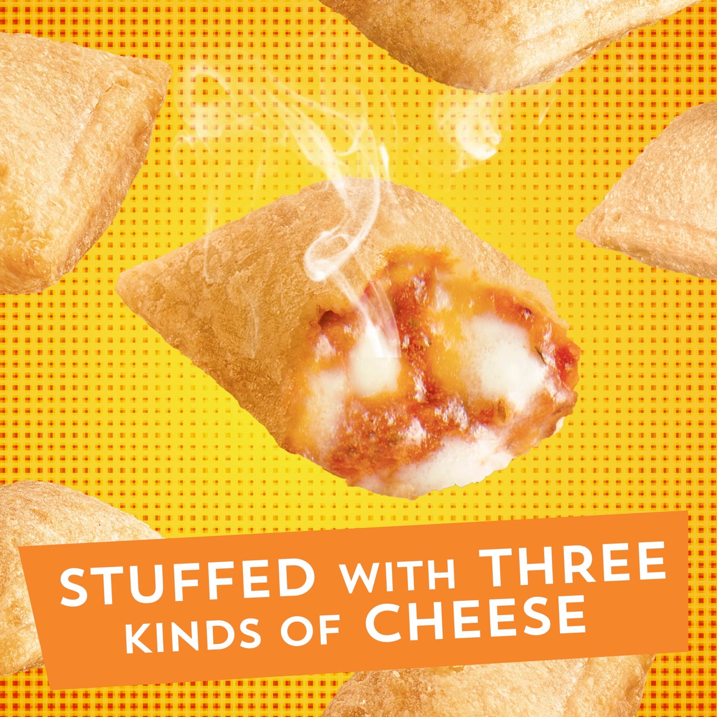 Totinos Pizza Rolls, Triple Cheese Flavored, Frozen Snacks, 50 Rolls, 24.8 oz