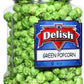 Gourmet Green Apple Flavored Popcorn by Its Delish, 16 Oz Jumbo Container | Bulk Air Popped Pop Corn Snack - Fruity Green Theme