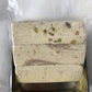 Mughe Gourmet Halvah Assortment 1.88lb (850g) Tin Gift Box - 3 Delicious Vegan Marble Tahini Halvah Bars Pistachio, Cocoa, Vanil