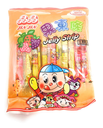 JIN JIN Jelly Straws Assorted Flavors - 14.1 Oz Jelly Filled Candy