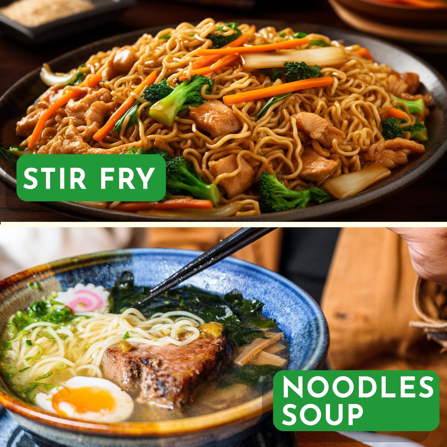 Keto Naturals Low Carb Ramen Noodles - 4g Net Carb, 5g Protein, 6 Packs, 2.07 Ounce Each, Ideal for Keto Diet