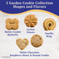 Royal Dansk Garden Cookie Collection & Danish Butter Cookies, 4-Pack, Includes Two 12 Oz And Two 10.6 Oz Tins