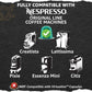 Cellini Caffè Nespresso Pods, 8 Italian Flavors, 80 Count, Medium to Strong Roast, Compatible with Nespresso Original Machines