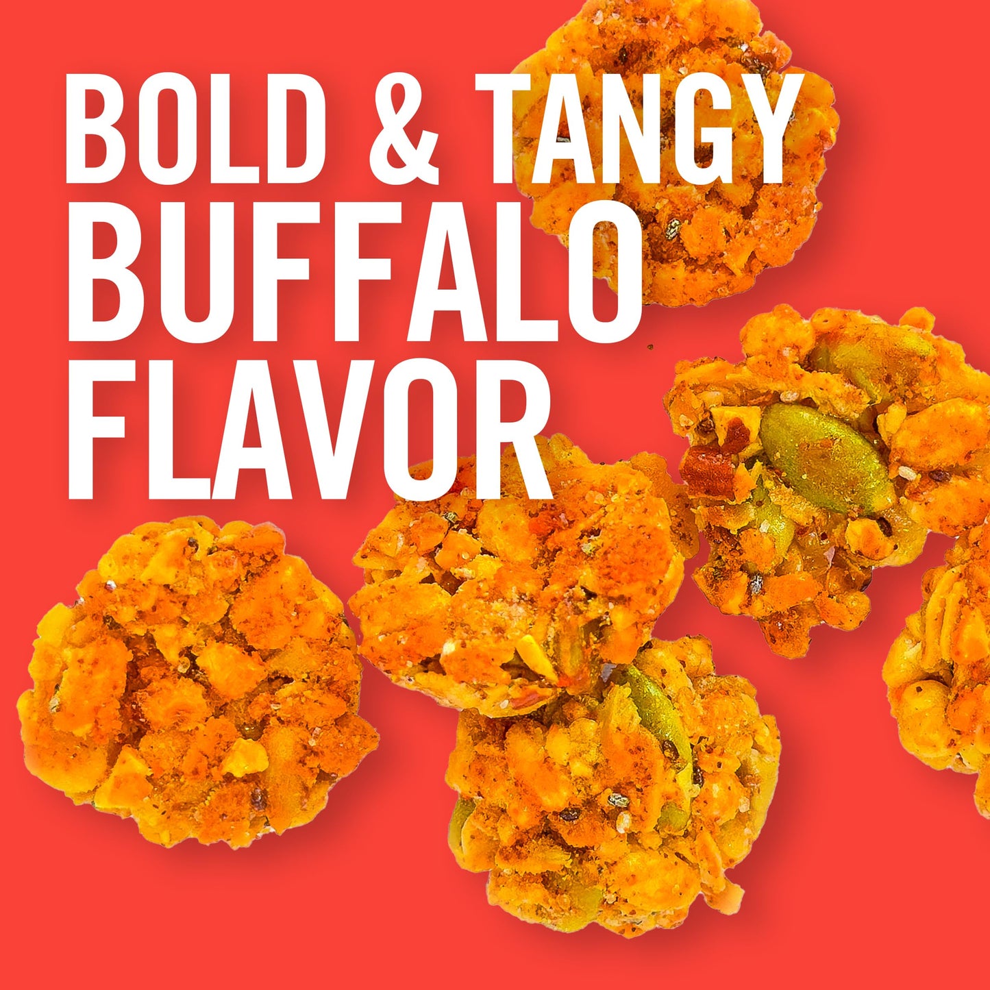 Daves Killer Bread Bold Buffalo Organic Snack Bites, Buffalo Flavored Organic Snacks, 7.2 oz