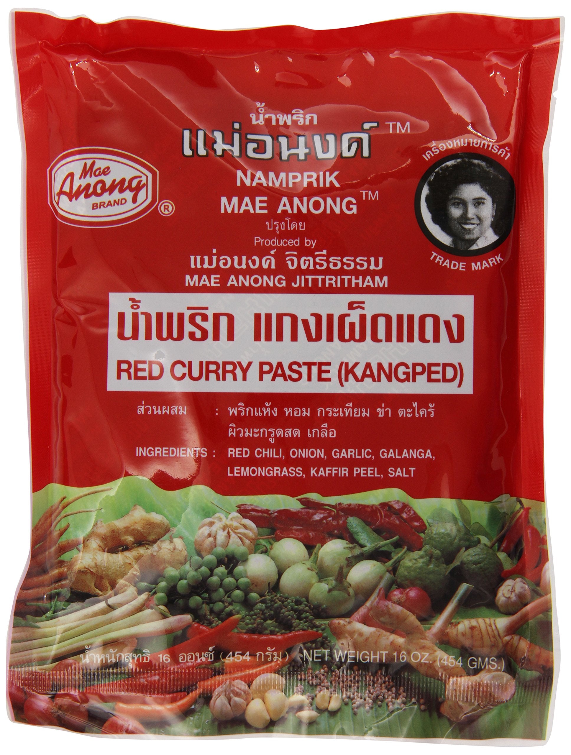 Mae Anong Red Curry Paste, 16-Ounce