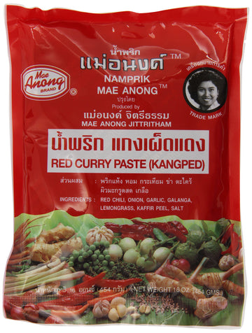 Mae Anong Red Curry Paste, 16-Ounce