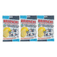Brioschi Lemon Flavored Effervescent Fizzy Digestive Italian Candies 5.29 Oz (Pack Of 3) Bags