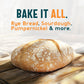 ONE IN A MILL Whole Rye Flour, 100% All-Natural, Unbleached, Pre-sifted, 4LB (64 Ounce)