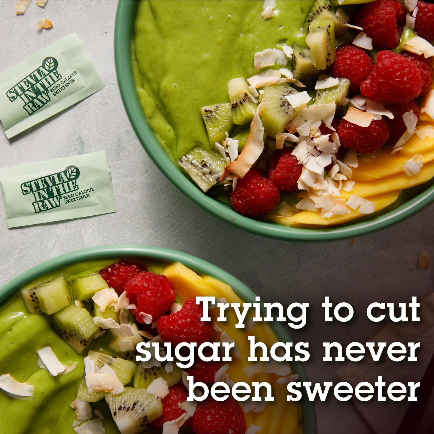 Stevia In The Raw, Plant Based Zero Calorie, No Erythritol, Sugar Substitute, Sugar-Free Sweetener for Coffee, Hot & Cold Drinks