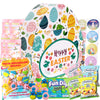 Easter Snack Egg Shape Box (28 Count) Filled with Candy, Marshmallow Gummies, Treats, Great Package for Family, Friends, Kids, B
