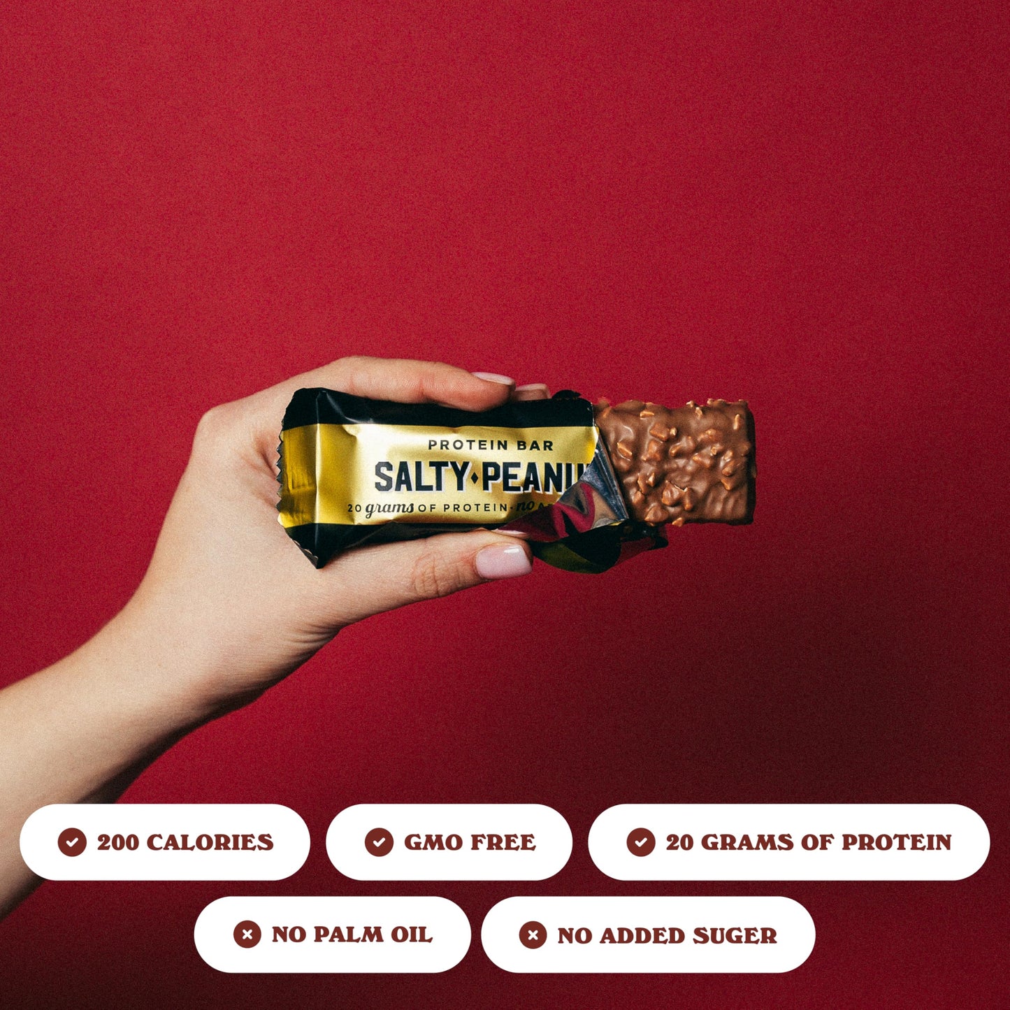 Barebells Protein Bars Salty Peanut - 12 Count, 20G High Protein Treats - Chocolate Nutrition Bar With 1G Total Sugars - On-The-