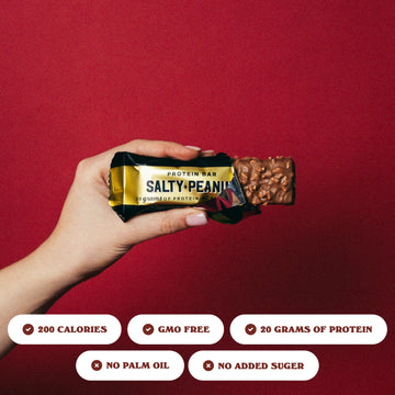 Barebells Protein Bars Salty Peanut - 12 Count, 20G High Protein Treats - Chocolate Nutrition Bar With 1G Total Sugars - On-The-