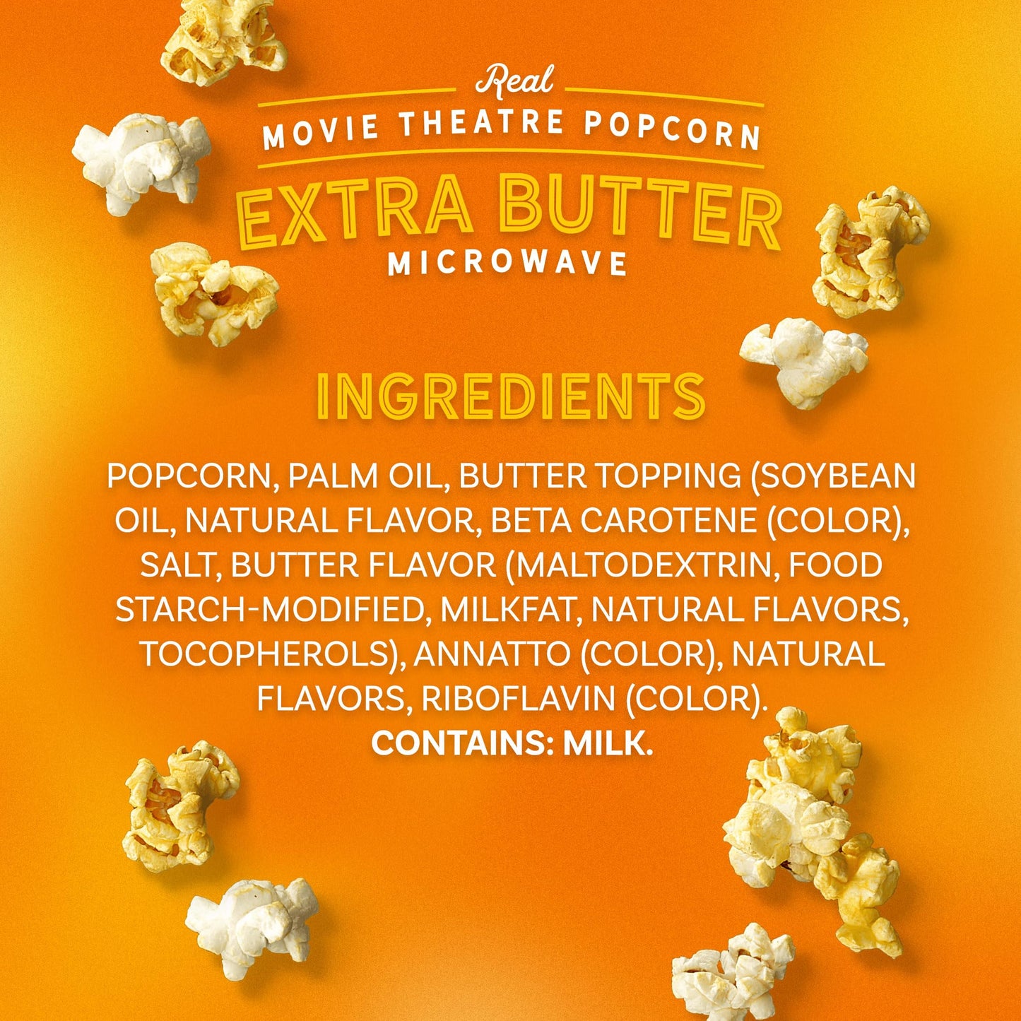 AMC Theatres Microwave Popcorn, Extra Butter, 2.75 oz (6 Boxes, 36 Count)
