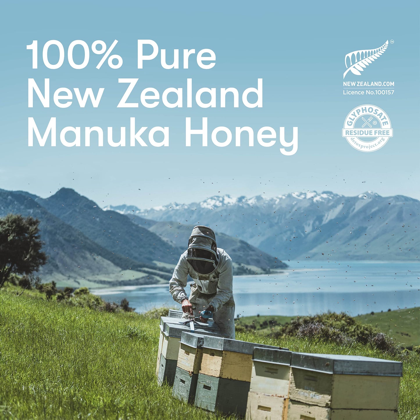 New Zealand Honey Co. Raw Manuka Honey UMF 10+ | MGO 263+, 8.8oz / 250g