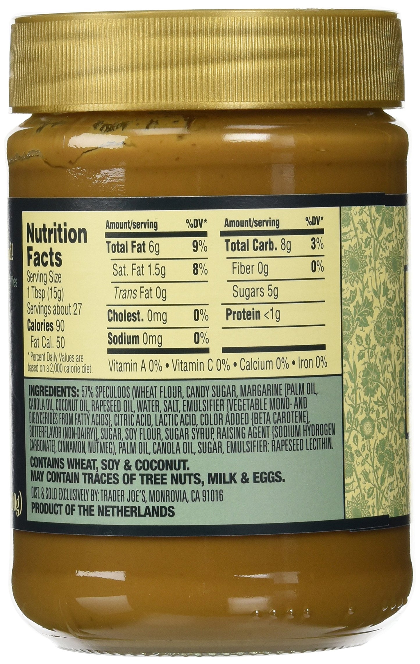 Trader Joe s Speculoos Cookie Butter 14.1 Oz (Pack of 2)