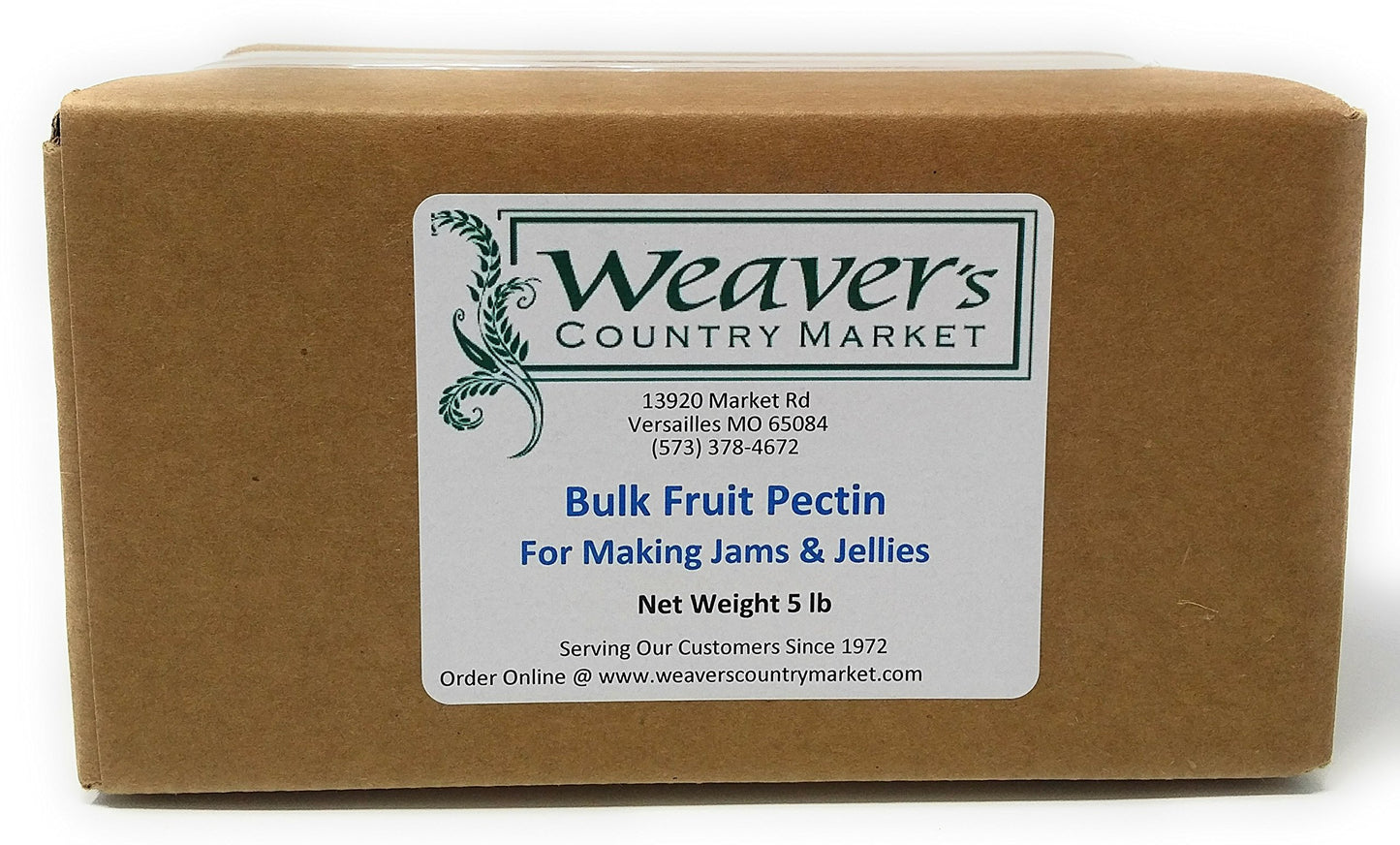 Weaver'S Country Market Bulk Fruit Pectin Mix For Making Jams & Jellies (5 Lb. Plastic Bag)
