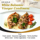 Giusti White Balsamic Vinegar Dressing - 8.45 Fl Oz - Balsamic Vinegar of Modena Yellow - Pack of 1 - Ideal for Salads and Cooking