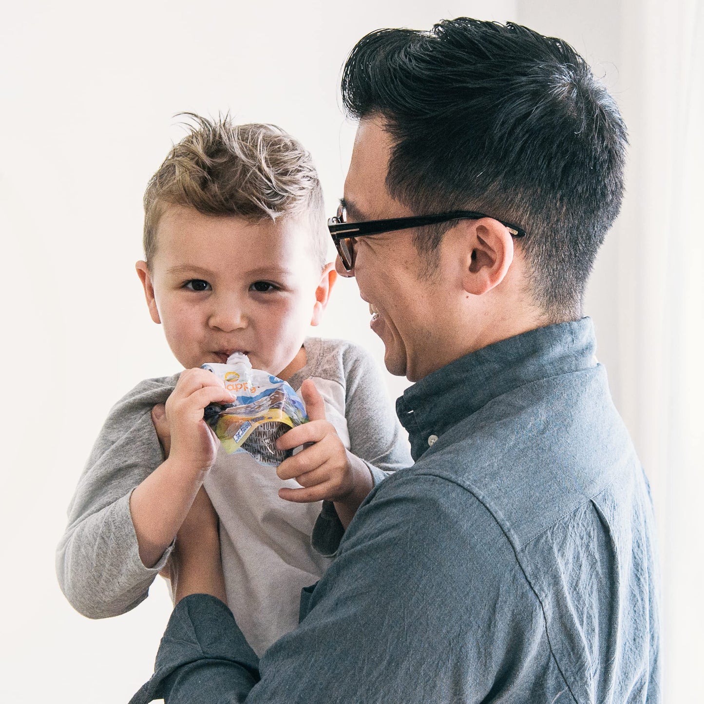 Happy Tot Organics Stage 4 Baby Food Pouches, Gluten Free, Vegan Snack, Fiber & Protein Fruit & Veggie Puree, Pears, Kiwi & Kale