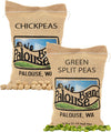 Palouse Brand Certified Glyphosate Residue Free Chickpeas and Green Split Peas | | 10 LBS | 100% Desiccant Free | Non-GMO Projec
