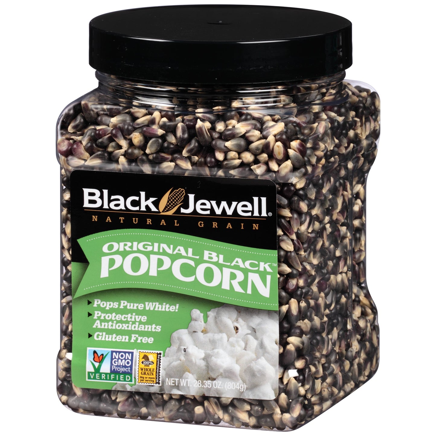 Black Jewell Popcorn Jar Original Black