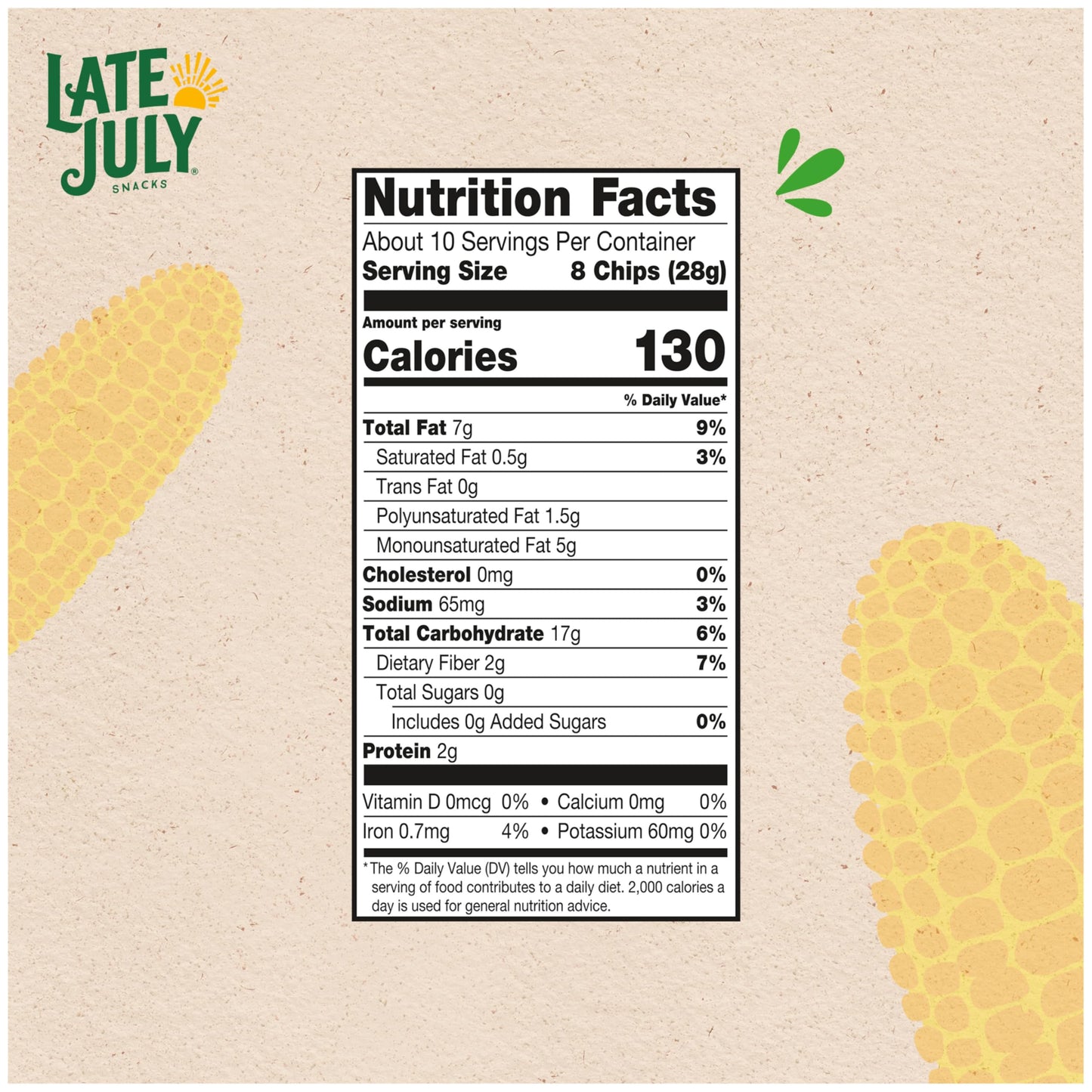 Late July Snacks Thin and Crispy Organic Tortilla Chips with Sea Salt, 10.1 oz Bag