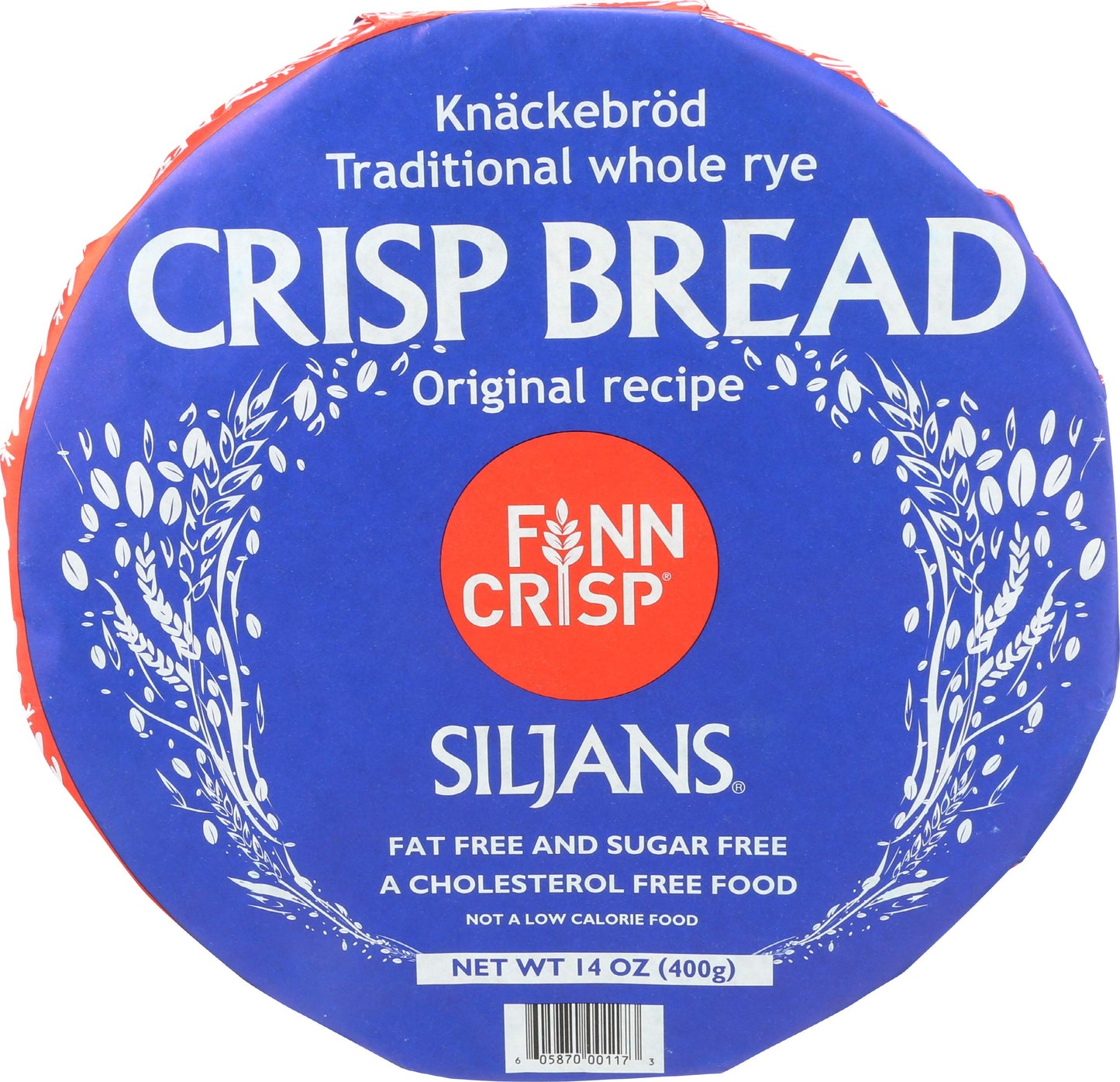 Finn Crisp Siljans Round Rye Crispbread 14oz | Knckebrd From Finland | Multipack of Authentic Finnish Sourdough Crispbreads | Ry