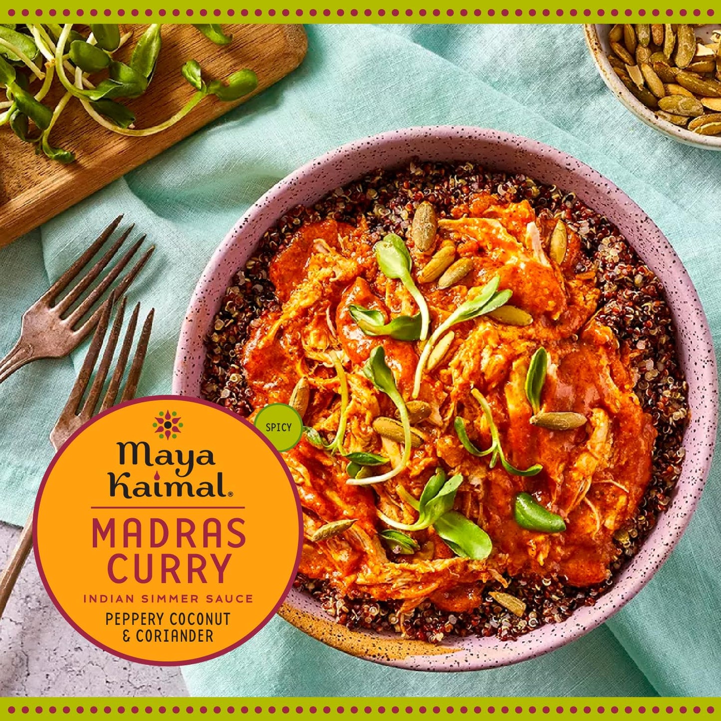 Maya Kaimal Sauce Simmer Madras Curry, 12.5 Oz (Case Of 6)