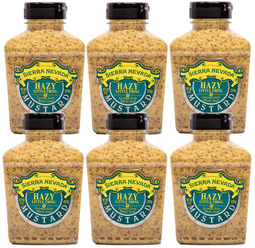 Sierra Nevada Mustard Hazy Little Thing & German-Style Whole Seed, 9 Oz Squeeze Bottle - Pack of 6, 16.4 x 13.9 x 16.