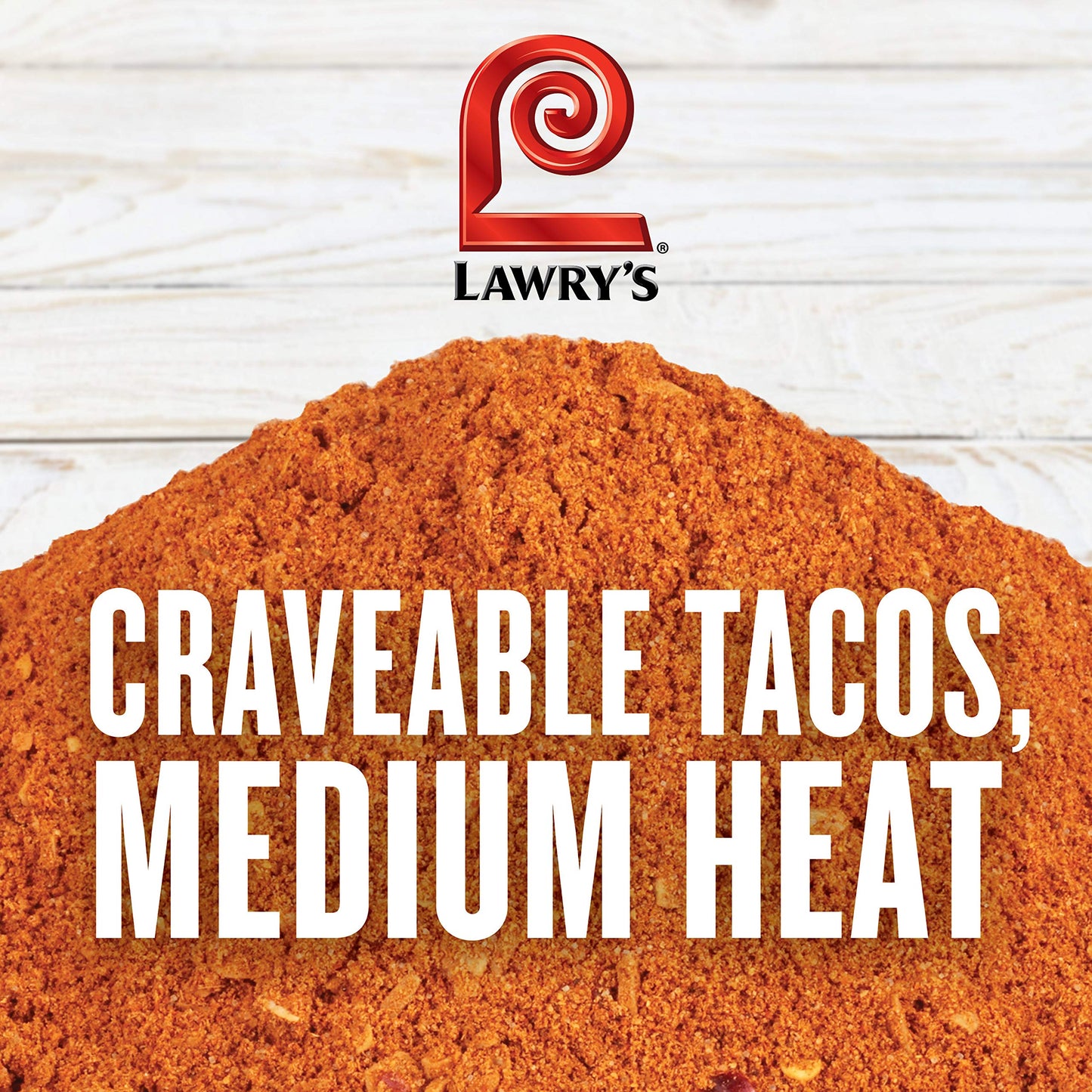 Lawrys Taco Seasoning Mix, 25 lb - One 25 Pound Pail of Bulk Taco Mix Seasoning, Perfect for Back-of-House Use for Seasoning Ch
