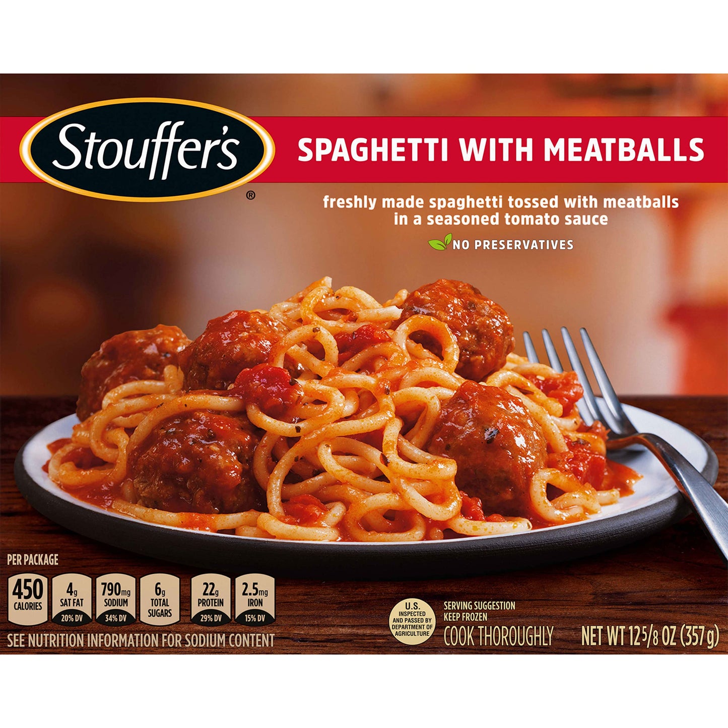 Stouffers Spaghetti with Meatballs, 12.59 Oz