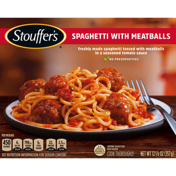 Stouffers Spaghetti with Meatballs, 12.59 Oz