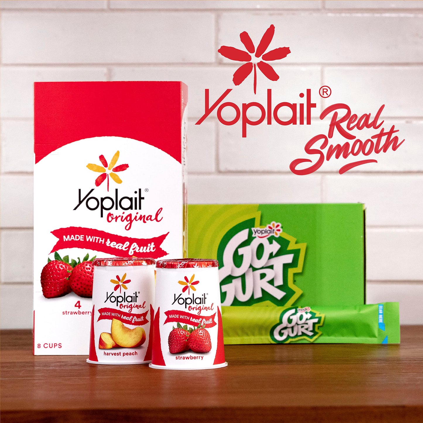 Yoplait Original Low Fat Harvest Peach Yogurt Cup, Made with Real Fruit, 6 oz
