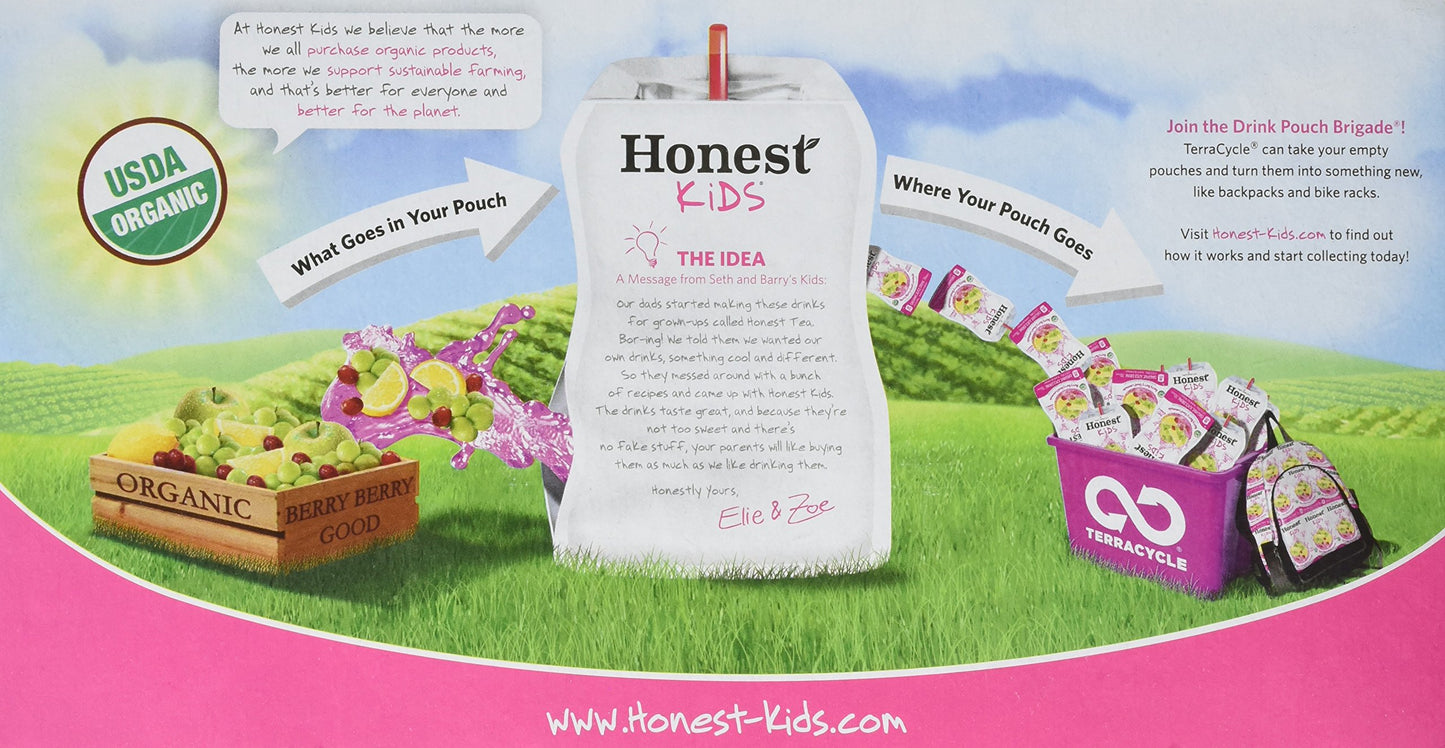 Honest Kids Organic Berry Good Lemonade, 6.76 Fl Oz (Pack of 8)