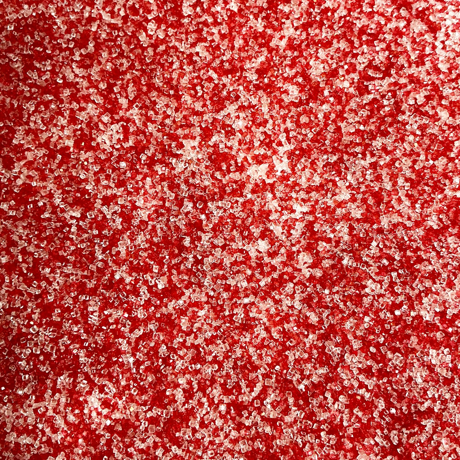 Edible Valentine Themed Sanding Sugar Sprinkles 142G/ 5.01Oz Red White Sanding Sugar For Baking And Decorating Topping Cake Cookie Cupcake Topper Ice Cream Supplies