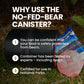 NO-FED-BEAR Bear Resistant Canister - 2 Gallons, Multi, Model BRCWC, Ideal for Hiking, Camping, Backpacking, and Hunting Food Storage
