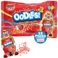 DOUzzle Oodles Clown Shaped, Cherry Tiny Tangy Chews (12 Count, Pack of 1) Individually Wrapped Candies, Birthday Party Favors, 