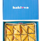 Bakluva 16-Piece Baklava Pastry Dessert Gift Box - (16) Large 2.3 Oz (66 Gram) Pieces - Perfect For Gifts, Parties, And More