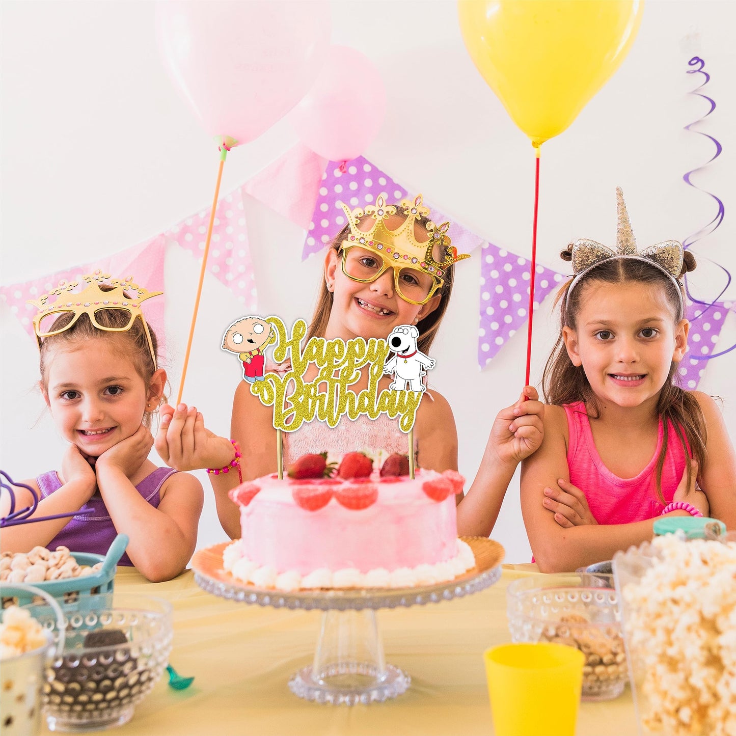 Seyal Stewe Grifin Happy Birthday Cake Topper