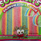 Sour Dudes Sour Belts - Rainbow Berry Flavor - 4.5 oz Bag Made with Real Fruit Juice