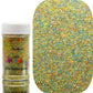Se Si&Moos Blue Orange And Yellow Sanding Sugar Sprinkles Yellow Sprinkles Sugar Rimmer For Cocktails, Edible Colored Sugars For