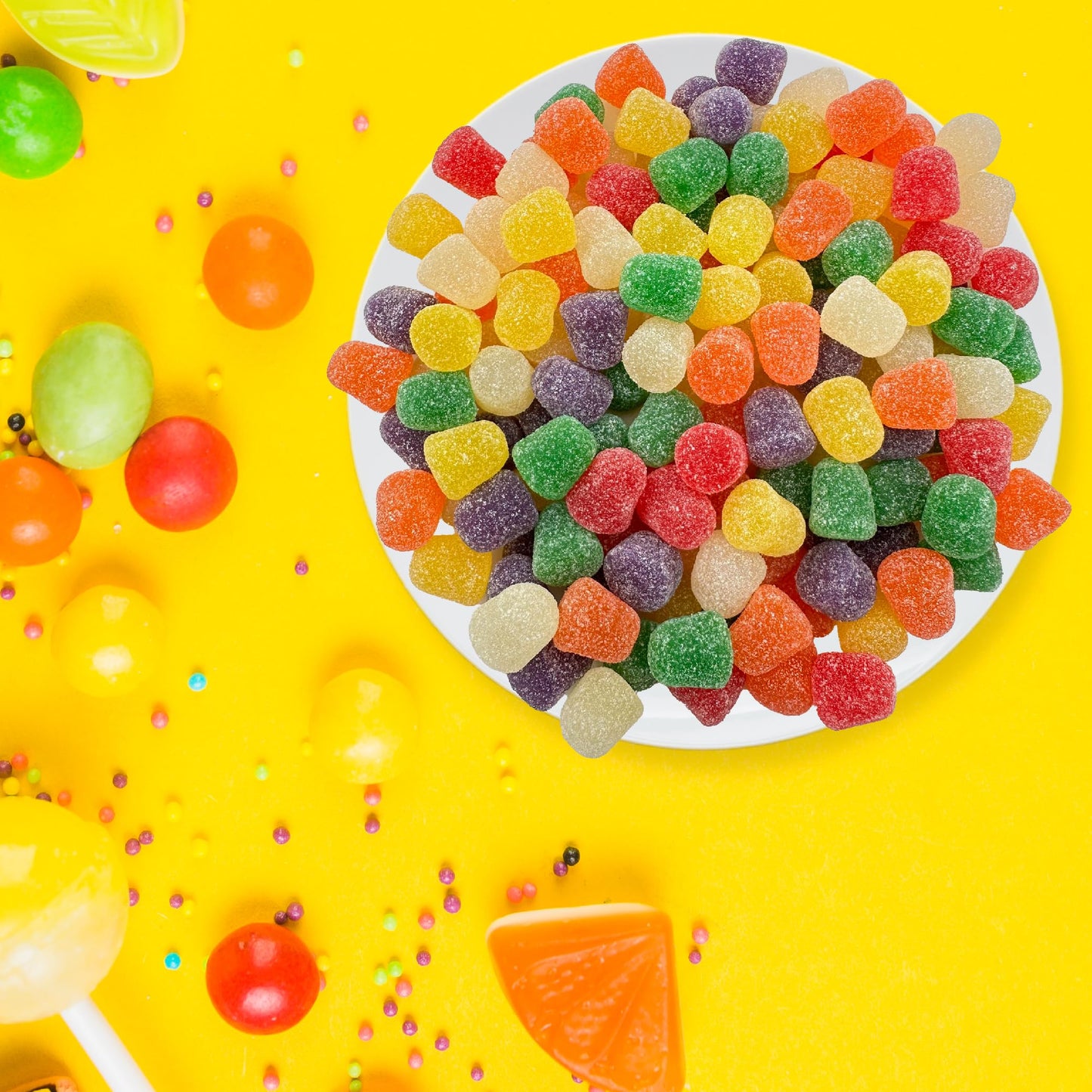 Spice Drops Jelly Candy | 2 Pound Bag | Assorted Flavors, Nostalgic Sweets