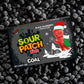 SOUR PATCH KIDS Coal Black Raspberry Soft & Chewy Holiday Candy, Bulk Candy, 12 - 3.1 oz Boxes