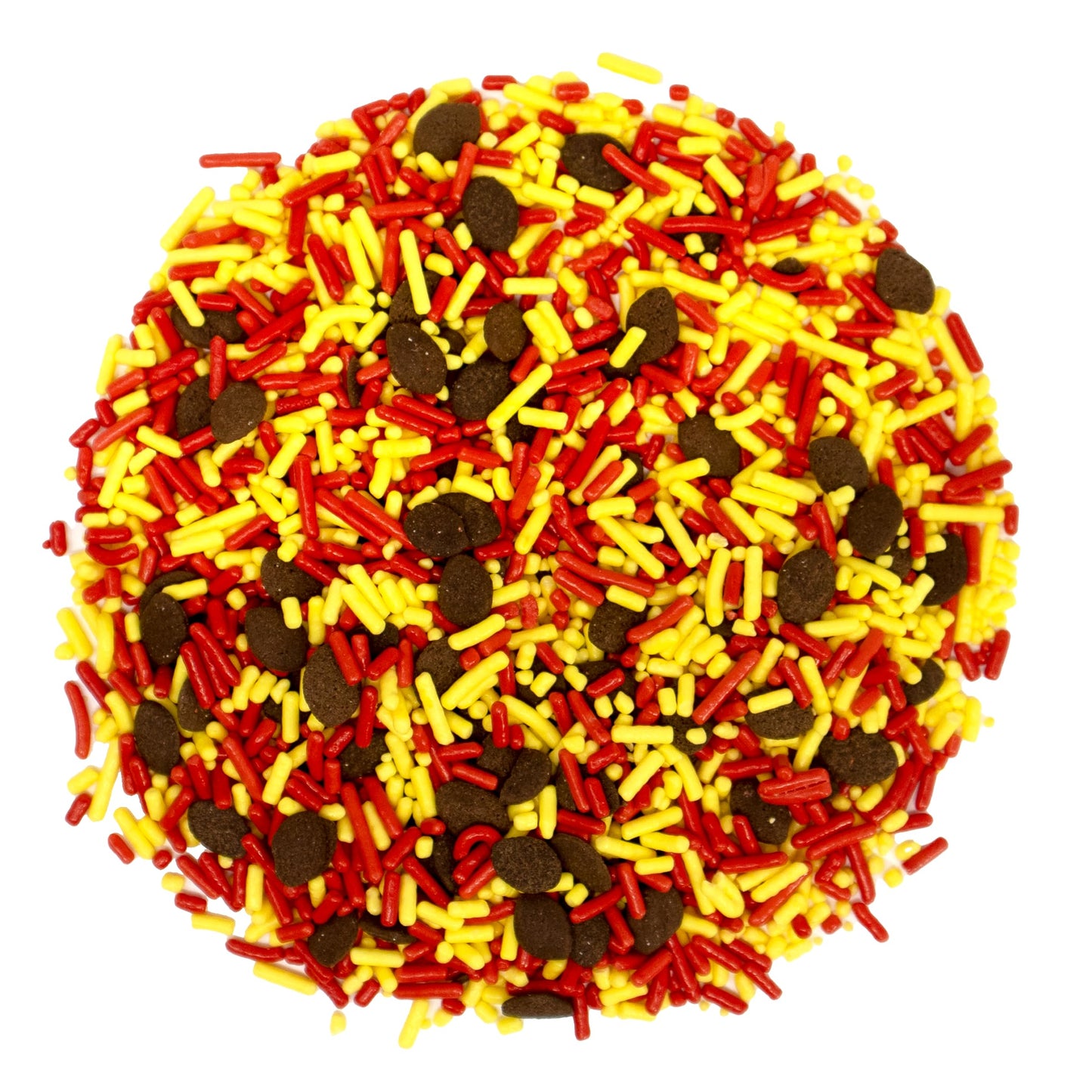 Mystic Sprinkles The Big Football Game Jimmy Mix 3Oz Bottle (Red & Yellow Sprinkle Mix 3Oz)