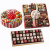The Swiss Colony 27 Favorites Food Gift Box - Assorted Cheeses  Chocolates  And Summer Sausage Meats With Merry Christmas Petits Fours Mini Layer Cakes With Traditional Old Fashioned Candy Assortment
