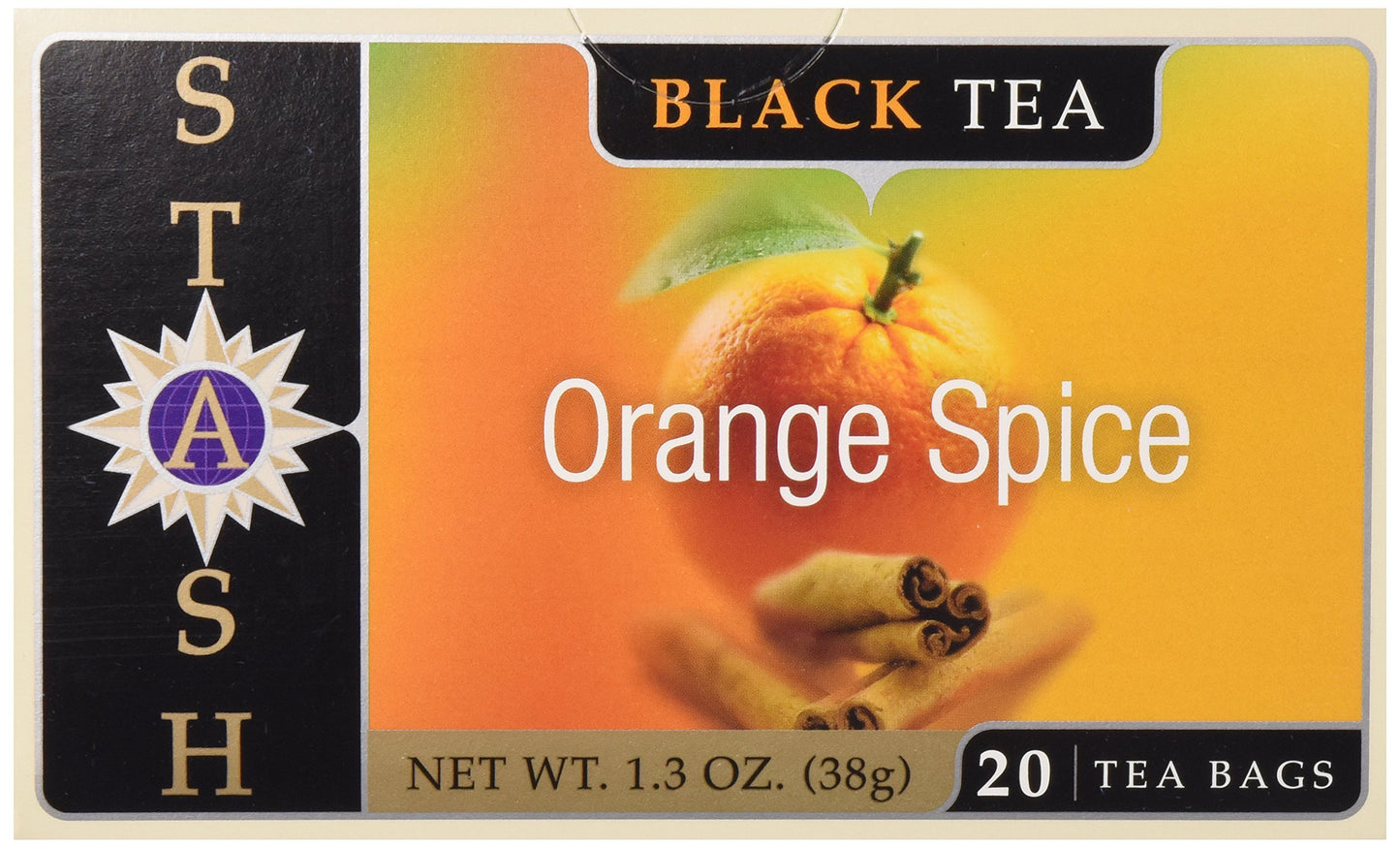 Stash Orange Spice Black Tea, Tea , 20 ct