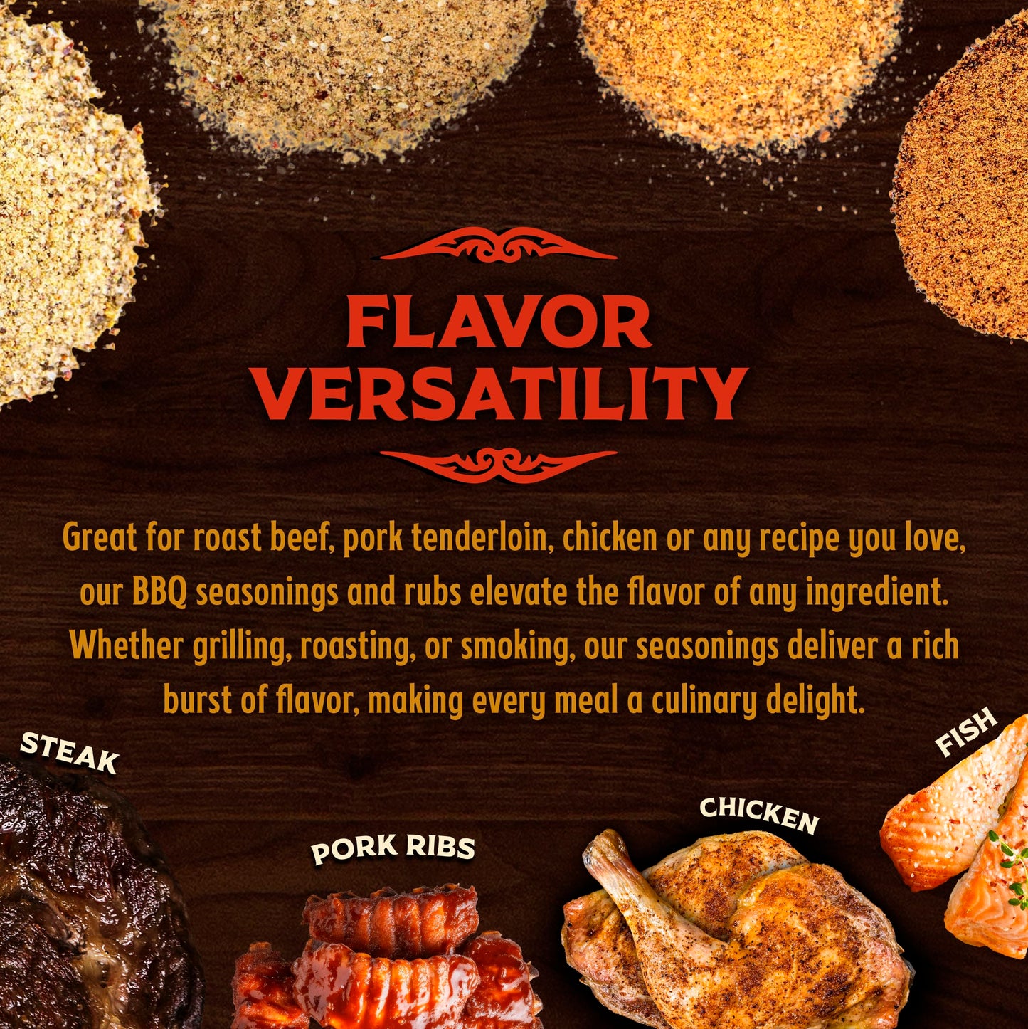 Big Poppa Smokers BBQ Spice Bundle - Gluten-Free 4-Pack with Sweet Money, Double Secret, Desert Gold & Jallelujah Jalapeno Seasoning