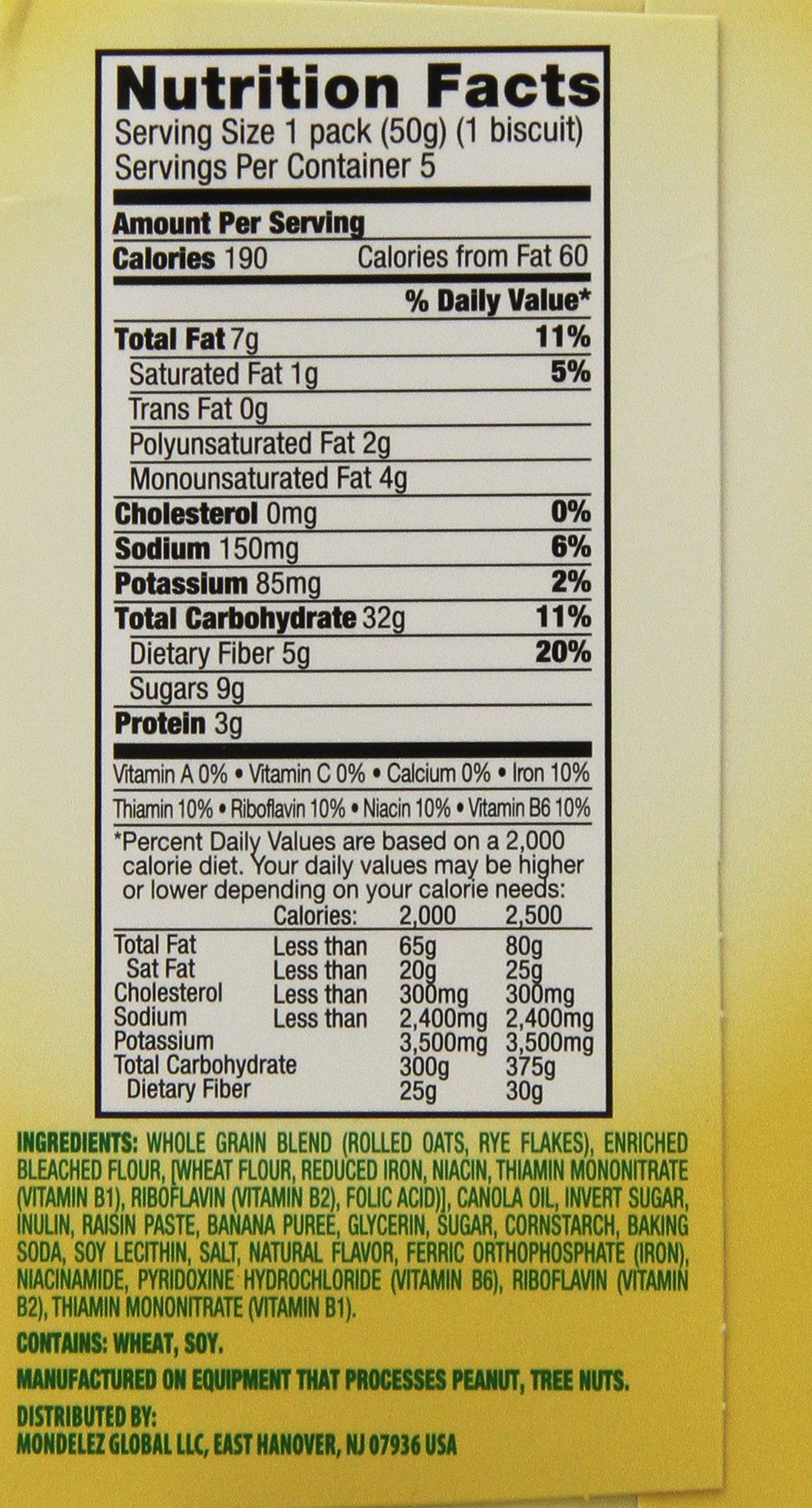 Belvita Soft Baked Breakfast Biscuit Banana Bread