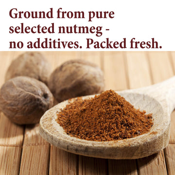 The Spice Way Ground Nutmeg Powder, 4 oz Resealable Bag