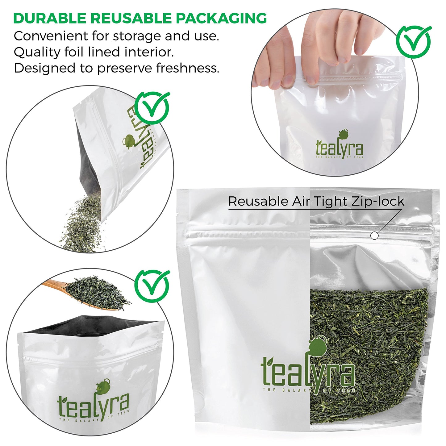 Tealyra Premium Gyokuro Kokyu Japanese Green Tea Loose Leaf 200g (7oz)